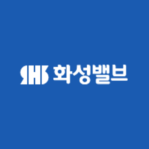 화성밸브 로고